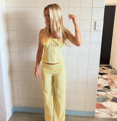 OLIVIA | Striped Set